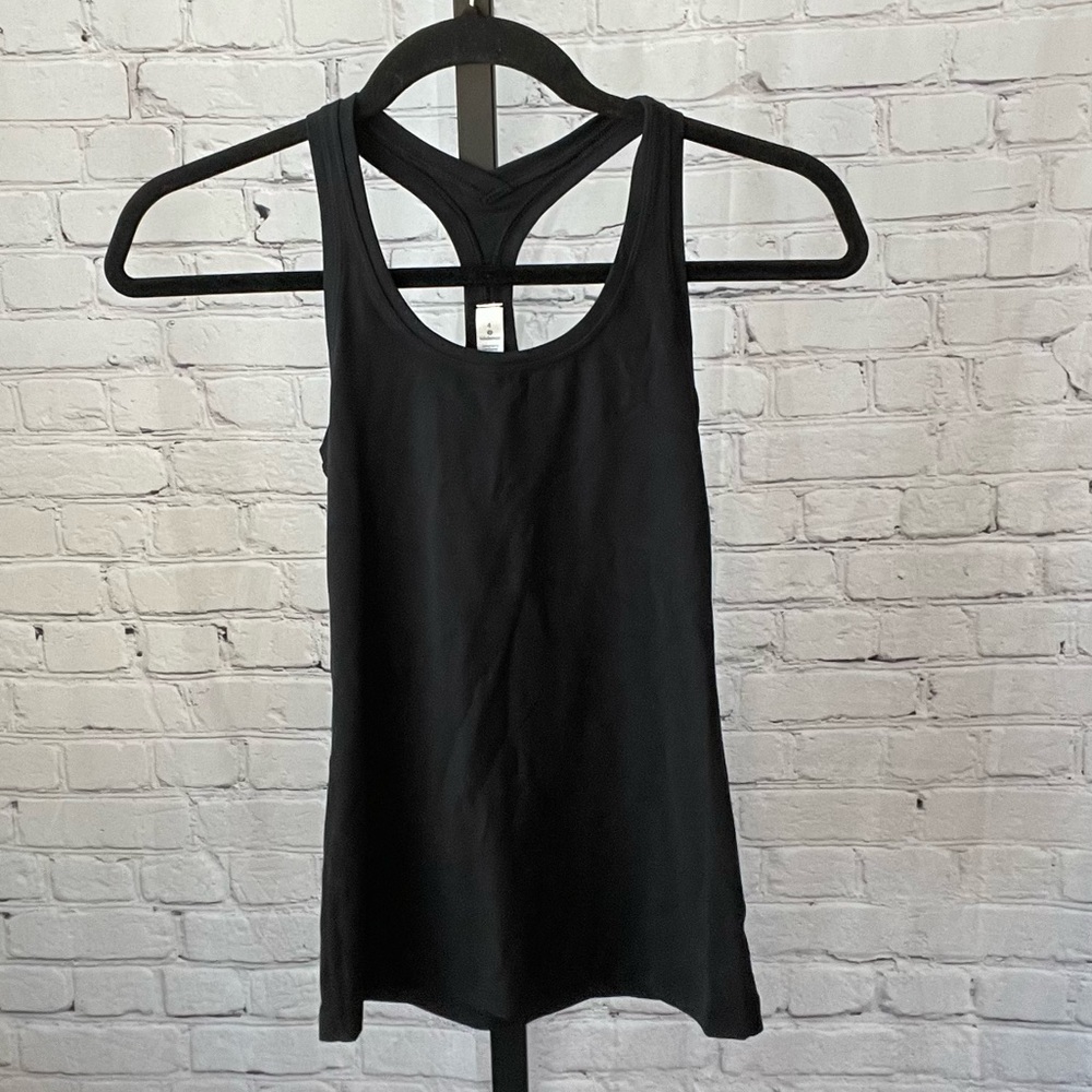 Lululemon Black Razorback Tank Top Size 4